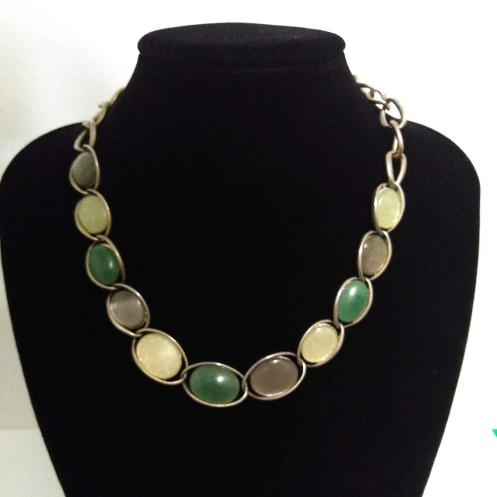 Liz Claiborne Cabochon Necklace Used